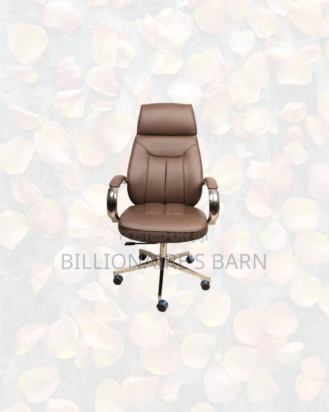 Practical Executive Leather Chair High Back for Small Office Layouts