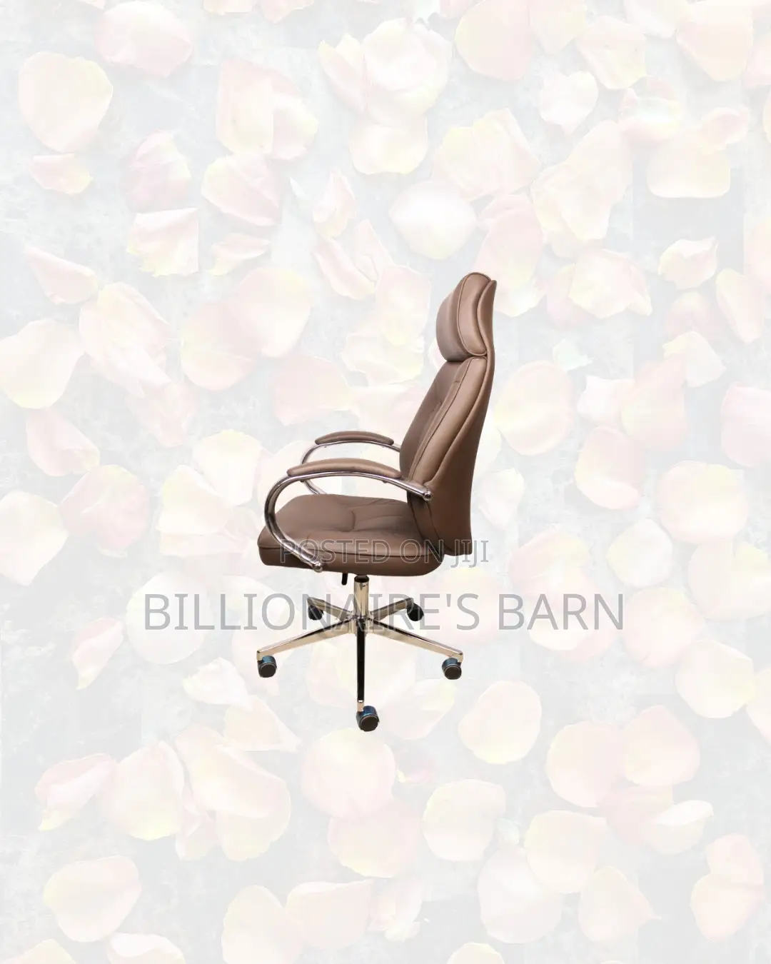 Practical Executive Leather Chair High Back for Small Office Layouts