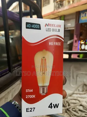 Neelux St64 Vintage Led Filament Bulb 4w E27 – Warm White