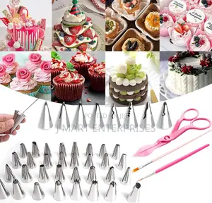 83 Pieces Stainless Steel Icing Piping Nozzle Tip Set Frosting Tools
