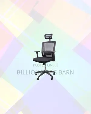 Practical Black Mesh Chair With Nylon Base for Small Office Layouts