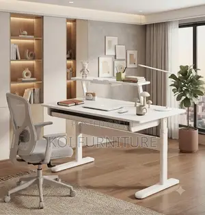Office Desk; Manual Adjustable Home Office Computer Work Desk