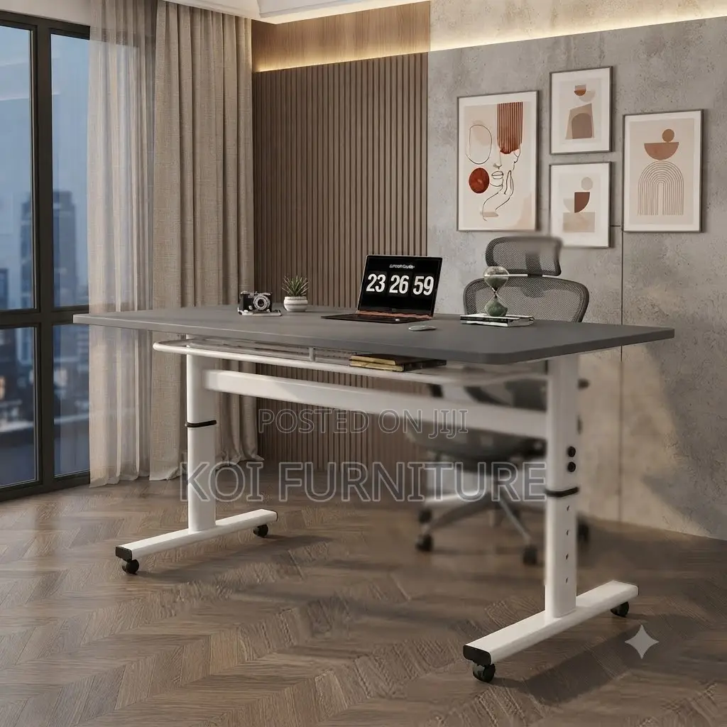 Office Desk; Manual Adjustable Home Office Computer Work Desk