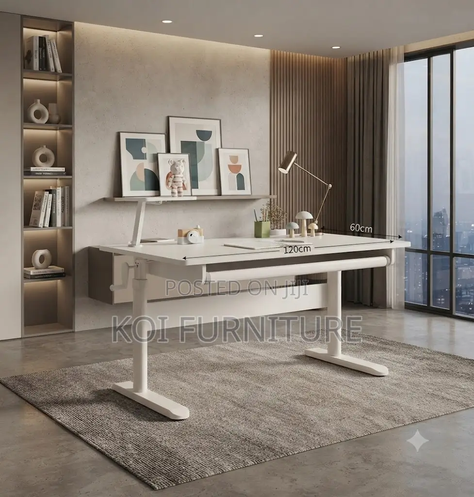 Office Desk; Manual Adjustable Home Office Computer Work Desk