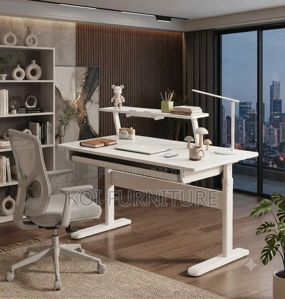 Office Desk; Manual Adjustable Home Office Computer Work Desk