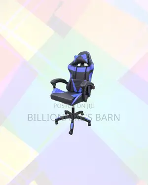 Practical Blue Racing Gaming Chair Ergonomic Support for Small Layouts