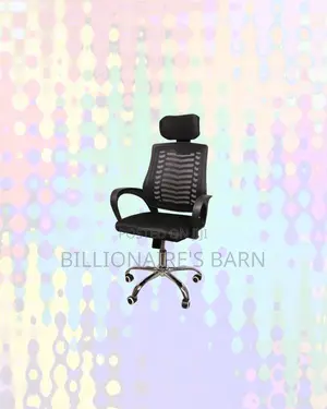Practical Secretarial Chair With Headrest for Executive Office Style