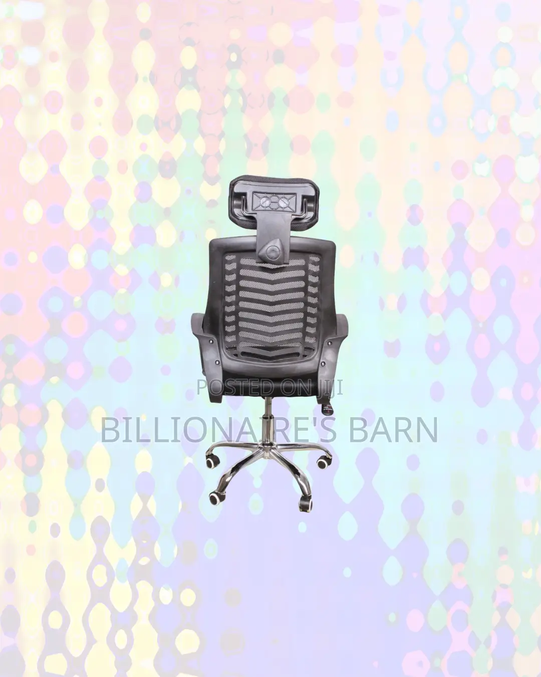 Practical Secretarial Chair With Headrest for Executive Office Style