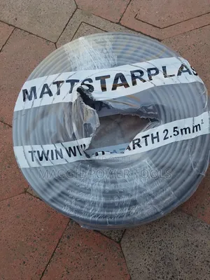 Quality Mattstarplas Twin Cable With Earth 2.5
