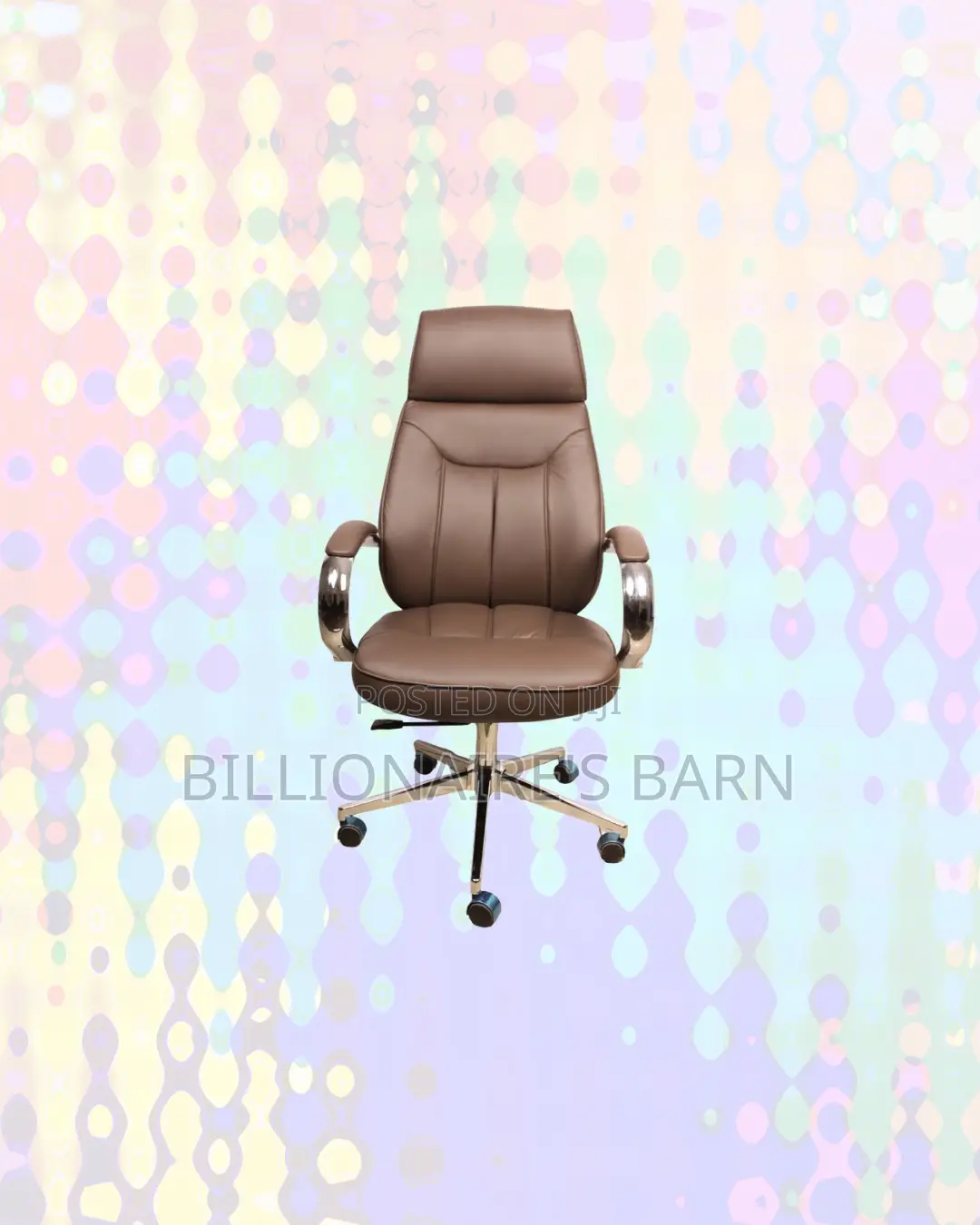 Practical Executive Leather Chair High Back for Executive Office Style