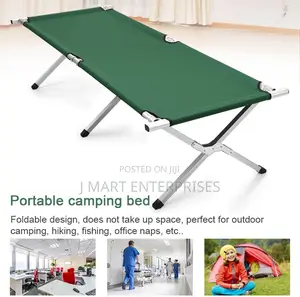 Folding Camping Bed Portable Lightweight Sleeping Bed 150 Kg Max.