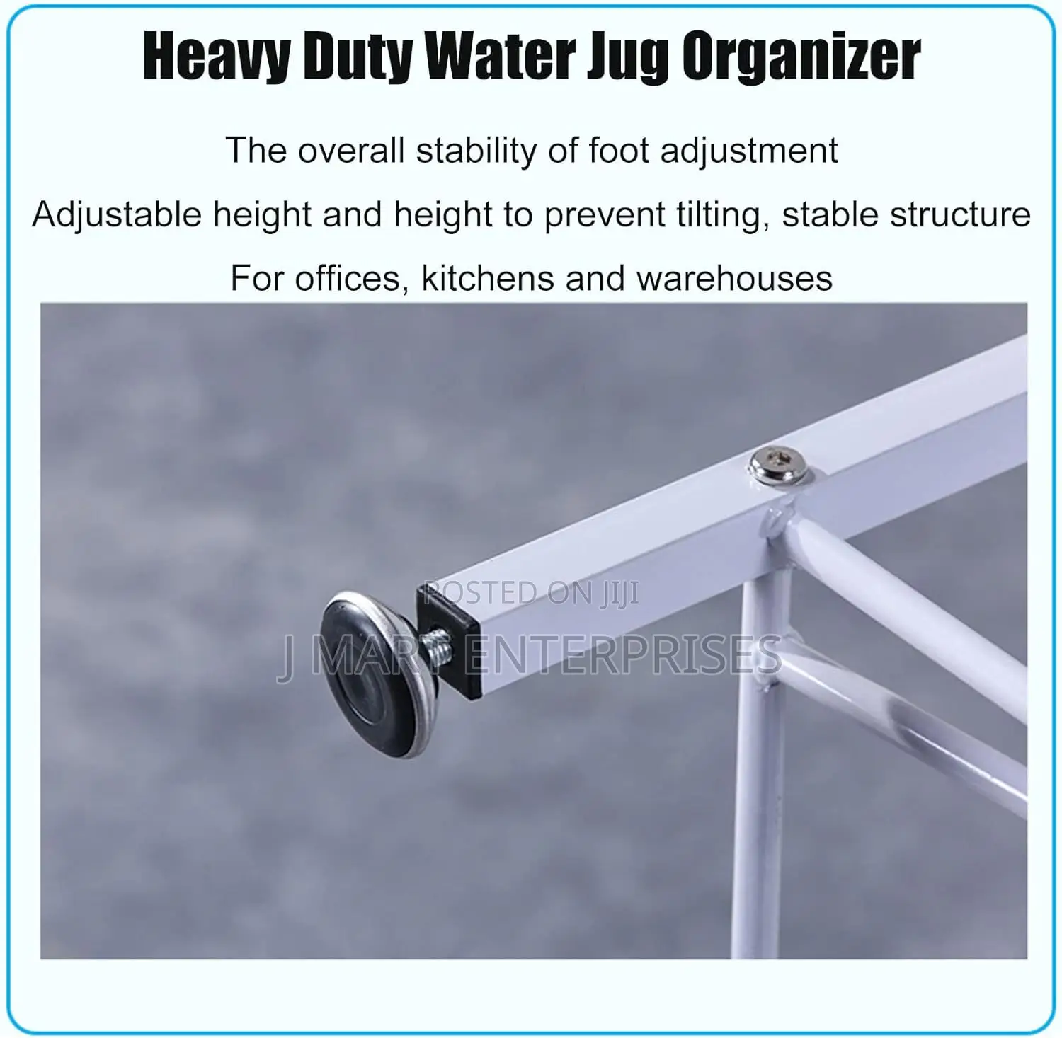 Gallon Water Jug Holder Bottle Rack Container Storage Stand Shelf