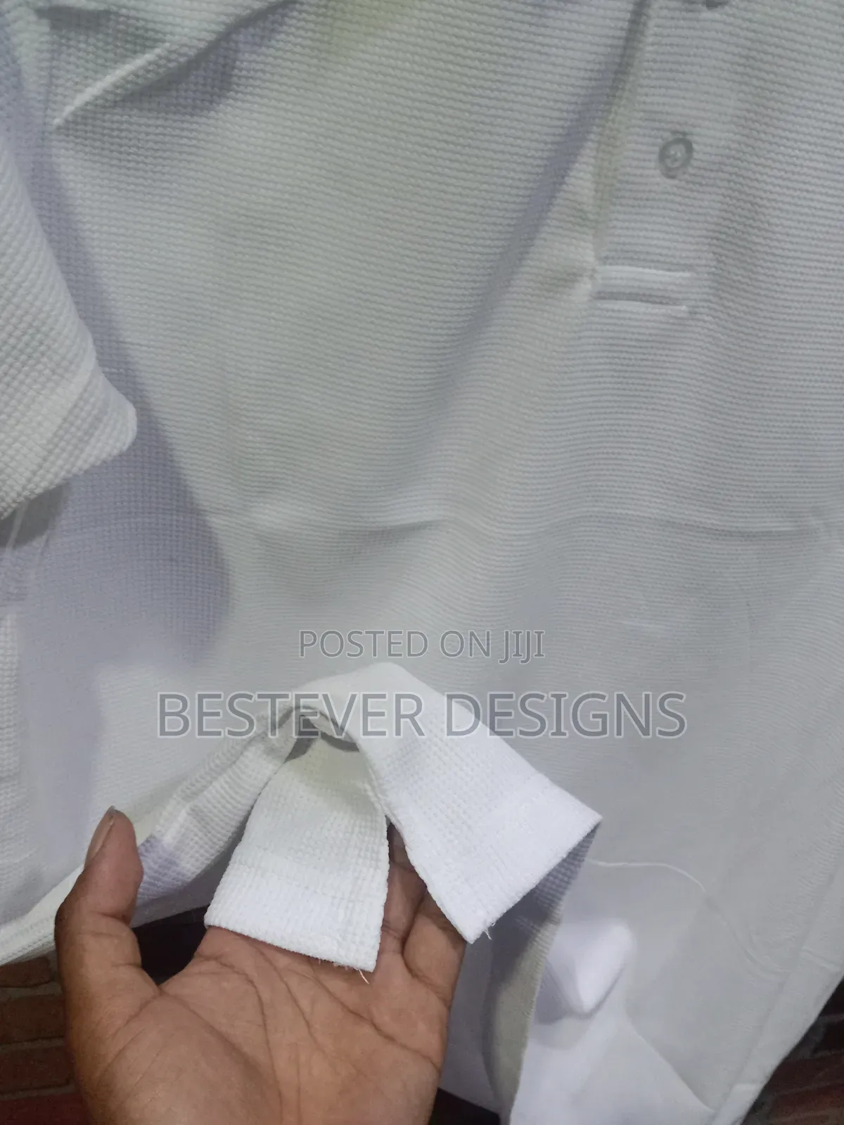 White Dotted Polo Tshirt