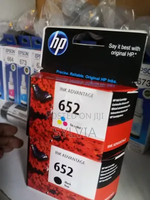 Hp 652 Cartridges Black and Color