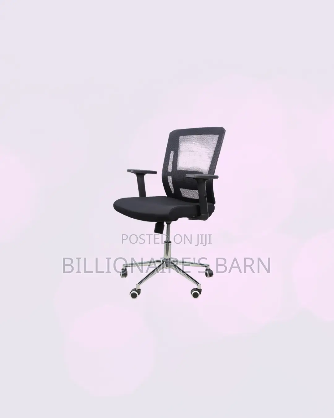 Practical Barn Origin Chair Mid Back Chrome for Executive Office Style
