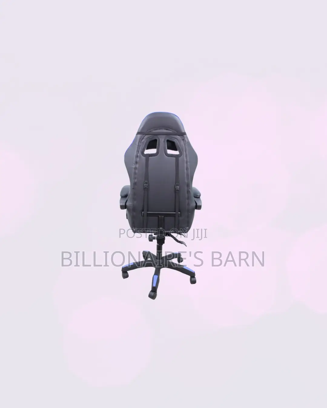 Practical Blue Gaming Chair Ergonomic Support for Executive Style