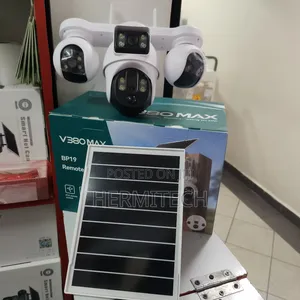 V380 4 Lens CCTV Camera Outdoor Wireless Solar Powered 5 Lens