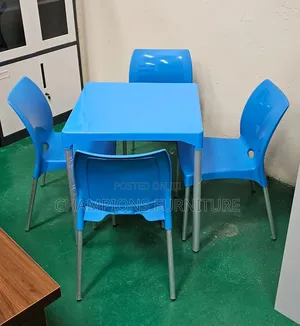 Plastic Table and Chairs Set