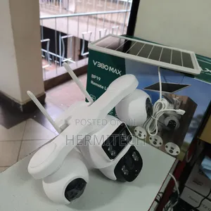 Solar CCTV 4 Lens CCTV Camera 3ptz Outdoor Security Camera