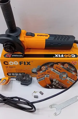 Coofix 4.5" Angle Grinder With 3 Free Cutting Discs