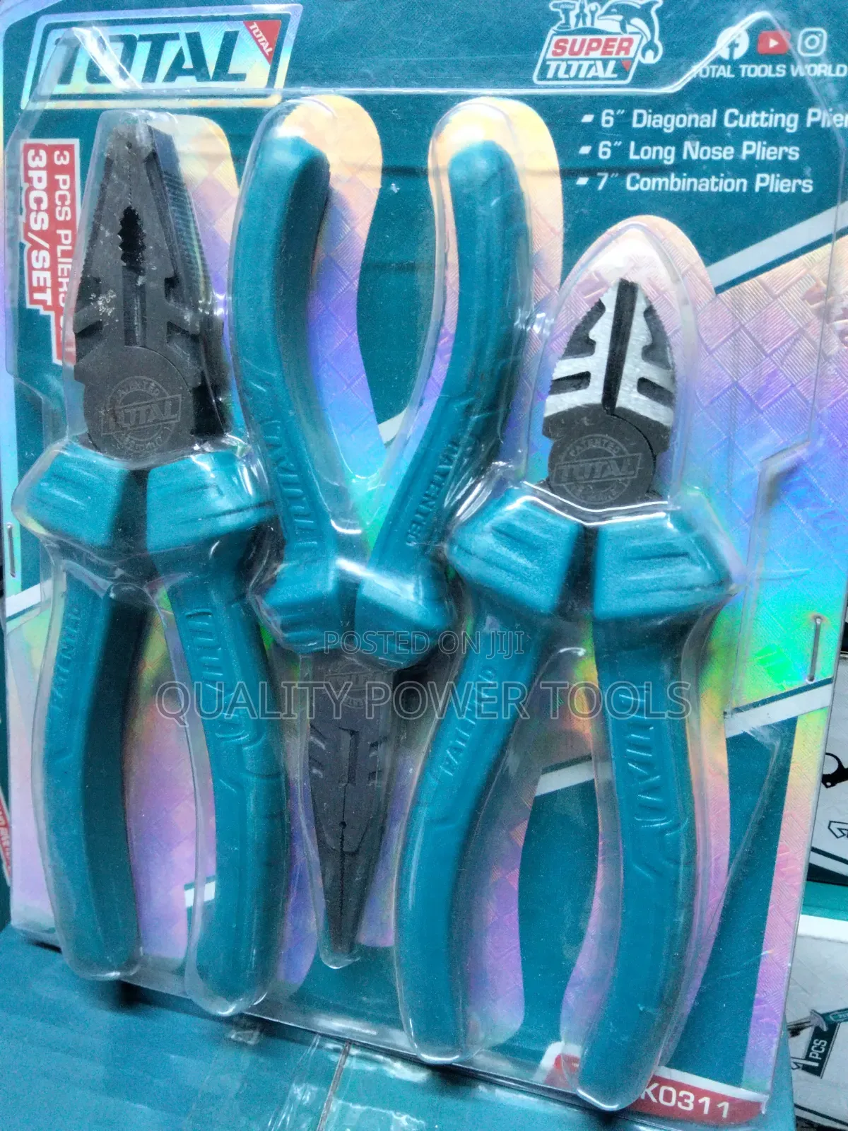 Total 3-Piece Pliers Set,