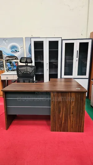 L-Shaped Executive Desk