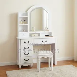 Imported White Make Up Vanity Table