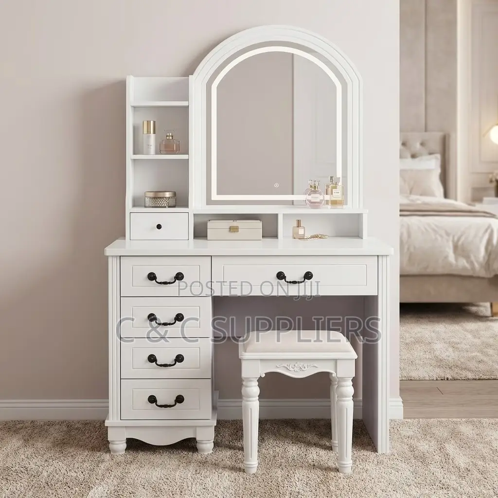 Imported White Make Up Vanity Table