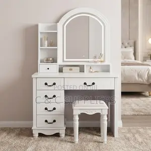 Imported White Make Up Vanity Table