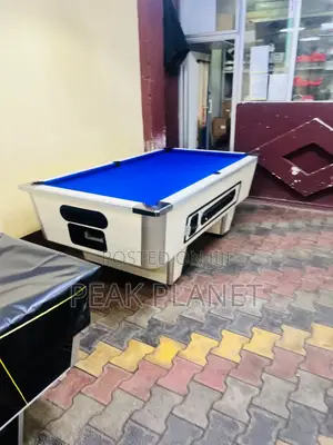 Marble Top Pool Table – Coin Operated With Accessories 