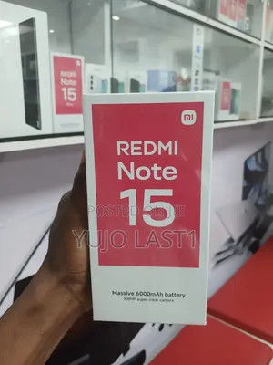 New Xiaomi Redmi Note 15 128 GB Black