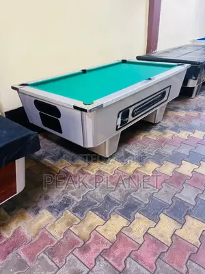 Commercial Pool Table Marble Top – Token Machine Included 