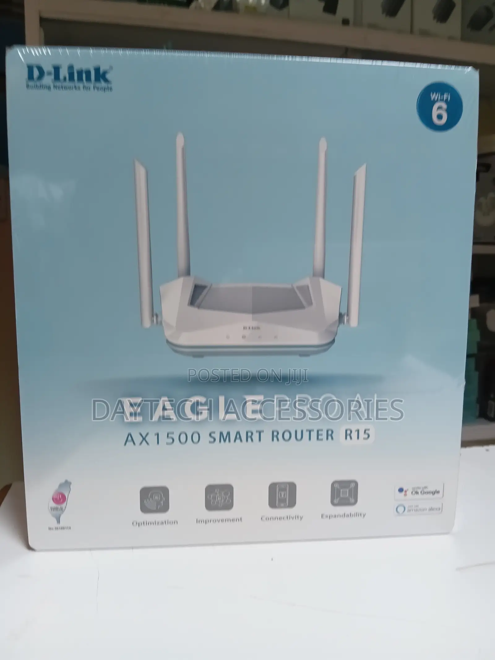 This Is A D-link Eagle Pro Ai Ax1500 Wi-fi 6 Router (Model R15)