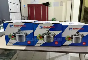 Electromate Manual Pressure Cooker. 9ltrs