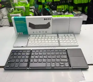 Mini B033 *Three Fold* Portable Bluetooth Compatible Keyboard