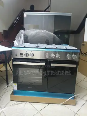Haier 60x90 Full Gas Cooker With Electric Oven Wok Burner