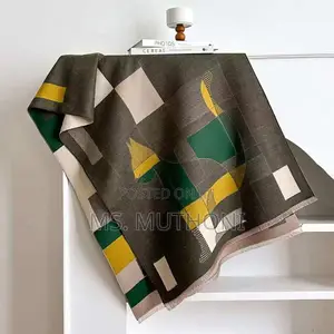 Double-Sided Abstract Cat Shawls