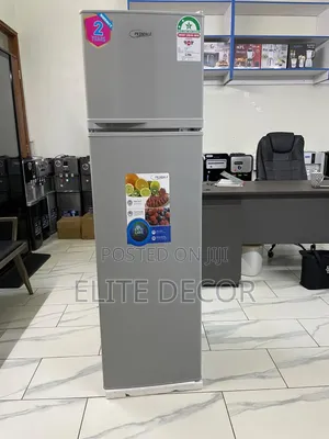 Primdale 168l Double Door Refrigerator Fridge Silver – Large Capacity