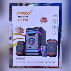 Ampex Ax100bt 2.1 Channel Subwoofer Speaker System – 10000w