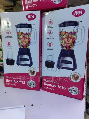 Itel 2-in-1 Blender Fast Blending Grinding Power