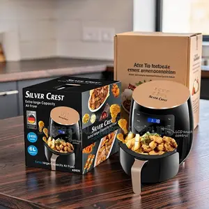 Premium Silver Crest 4/5/6/8l Touch Screen Digital Air Fryer