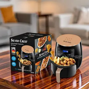 Advanced Silver Crest 4/5/6/8l Touch Screen Digital Air Fryer