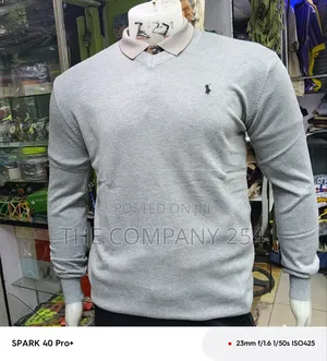 Quality Casual Knitted Polo Official Sweater. Available