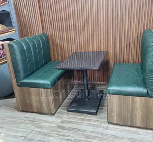 Booth Couches With Wood Frame