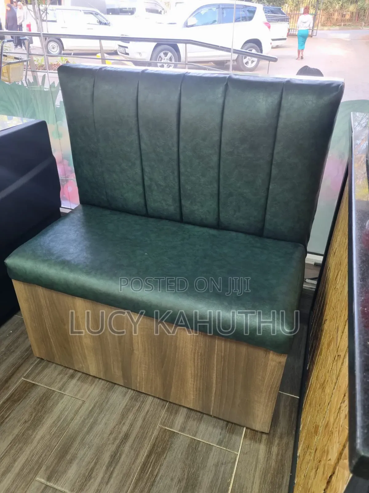 Booth Couches With Wood Frame