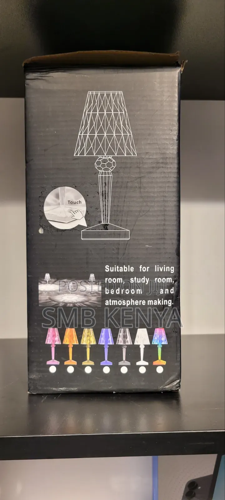 Color Changing Crystal Diamond Table Lamp