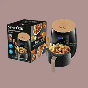 Elegant Silver Crest 4/5/6/8l Touch Screen Digital Air Fryer