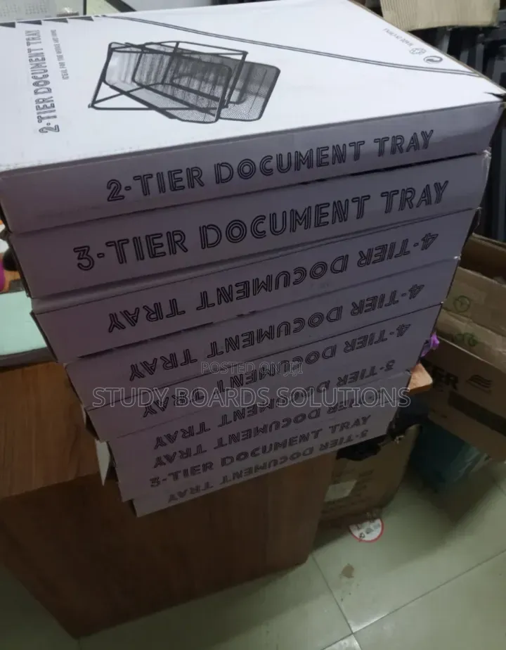Document Tray 2,3,4tier / Document Rack Office Desk Organizer