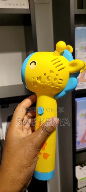 Electric Giraffe Bubble Blower Wand With Light