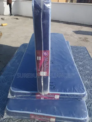 21⁄2 by 6 4 Inch Blue School Mattress